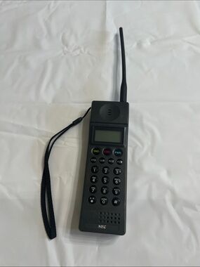 Vintage 1990’s NEC Mobile Phone with Antenna - Classic Cellular Handset